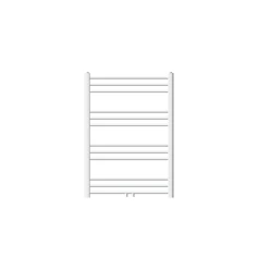 Bild von Badheizkörper Mittelanschluss 750x800 mm Weiß gerade inkl. Montagematerial LuxeBath
