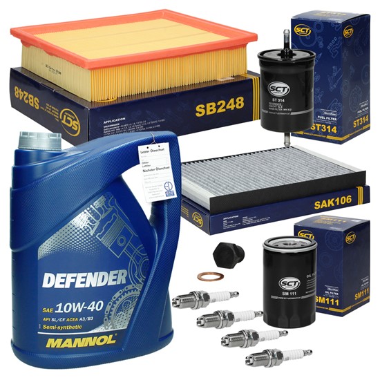 Bild von Inspektionspaket mit Mannol Defender 10W-40 5L VW Golf III