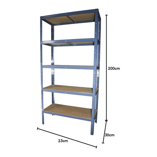 Bild von shelfplaza Schwerlastregal HOME, 200x30x30cm blau
