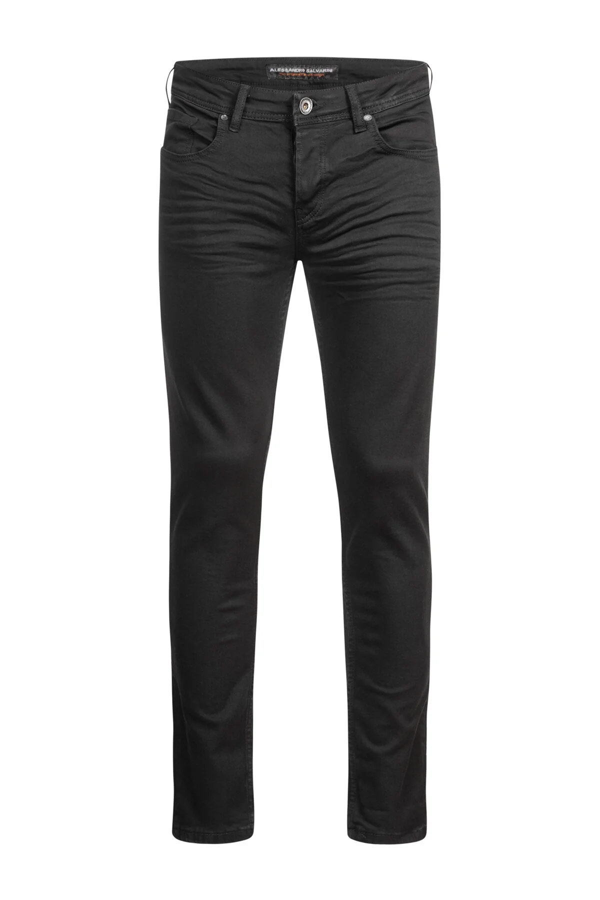 Bild von Alessandro Salvarini A. Salvarini Designer Jeans Hose Basic Stretch Jeanshose Regular Slim Neu für Herren - 32/36