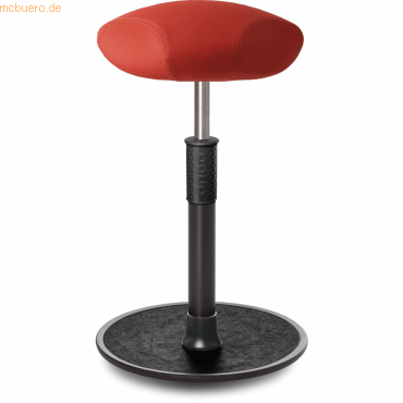 Bild von Ongo, Bürostuhl, Sitz- Stehhocker Free Tall Triangel skai Dynactiv Makari 160 Rot schw. /schw.
