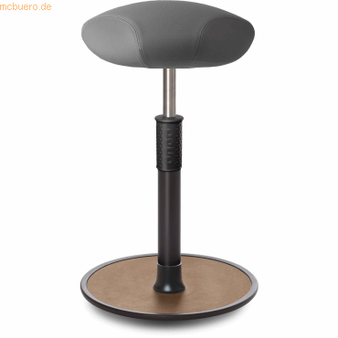 Bild von Ongo, Bürostuhl, Sitz- Stehhocker Free Tall Triangel skai Dynactiv Makari 160 Grau sw. /Natur
