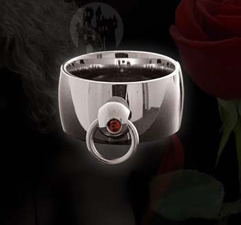 Bild von Ring der O mit rotem Steinchen