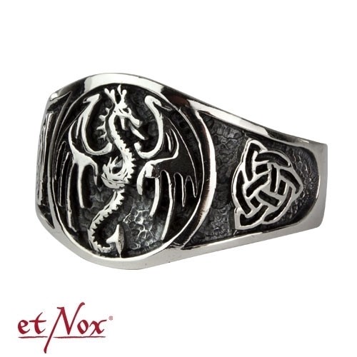 Bild von Drachenring Silber