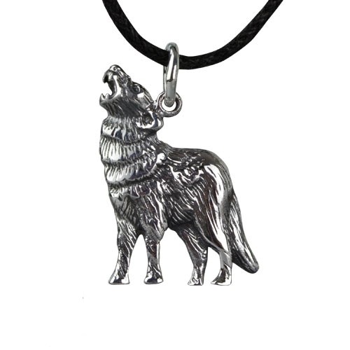 Bild von Anhänger Wolf - Silber