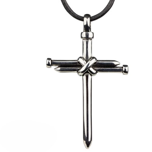 Bild von Anhänger 'Nagel-Kreuz' Edelstahl
