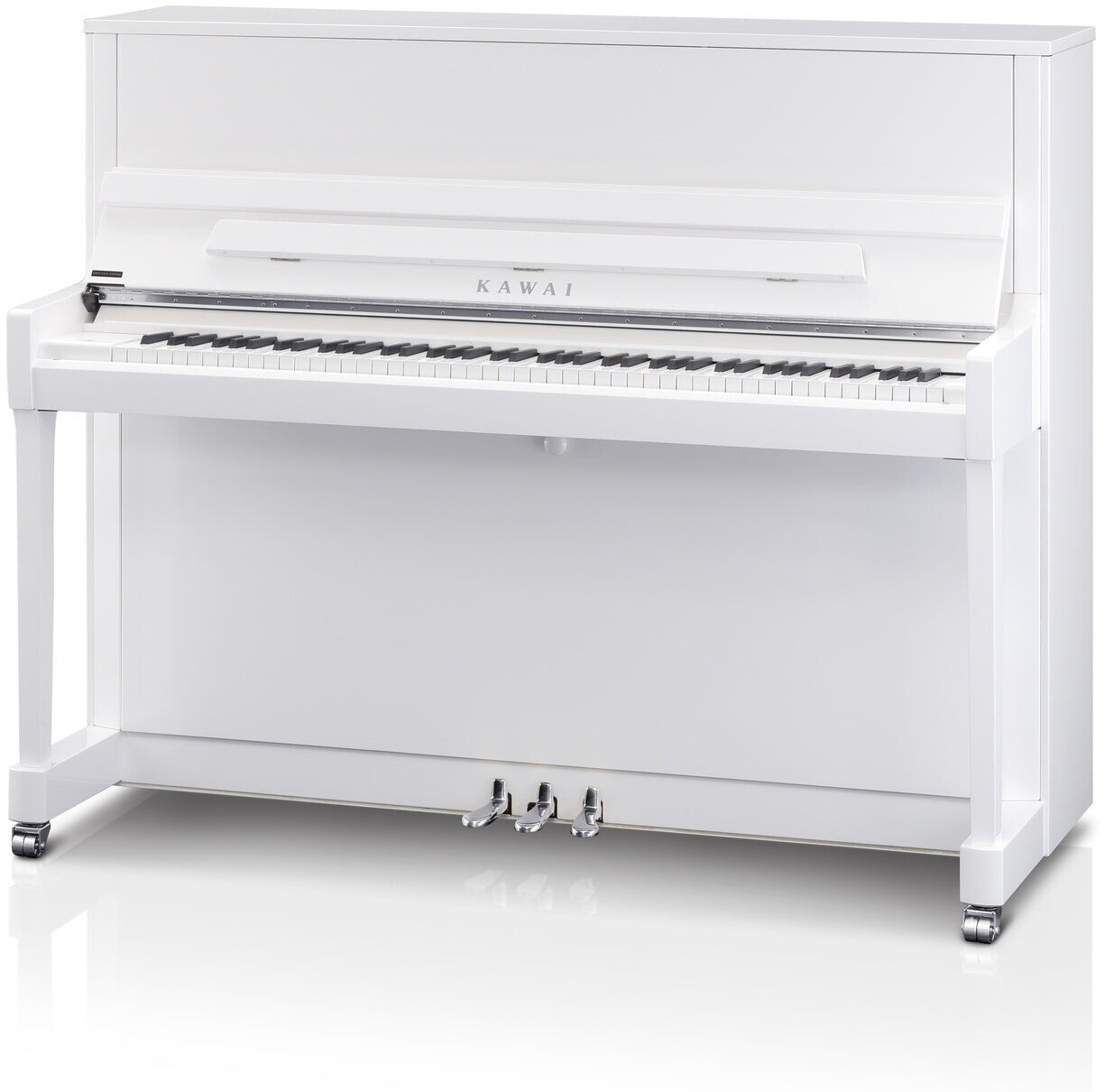 Bild von Kawai K300 Klavier weiß, inkl. Klavierbank
