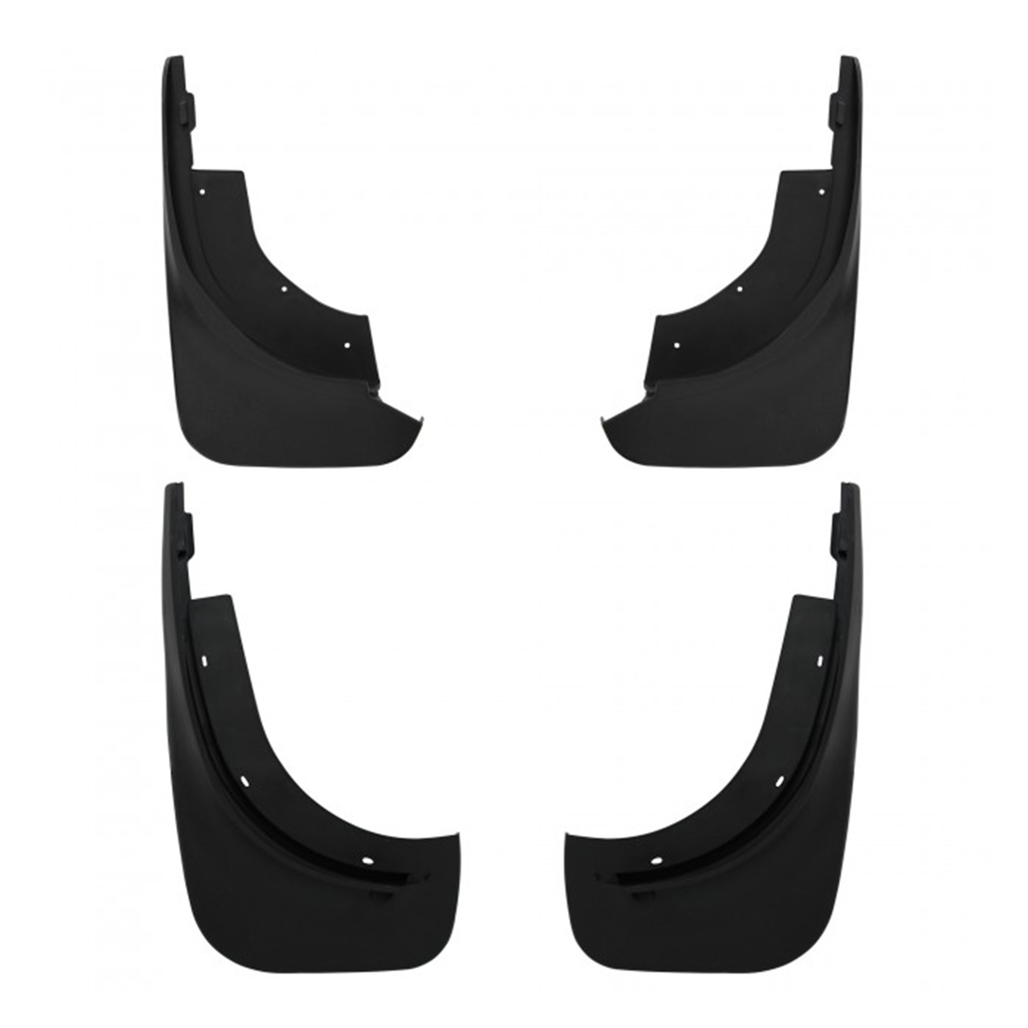 Bild von 4 x Schmutzfänger Spritzschutz Spritzlappen VORN + HINTEN KOMPLETT für VW Touareg 7L (2002-2010)