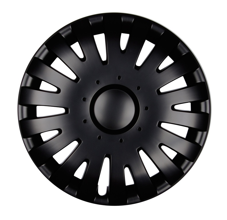 Bild von 4x PREMIUM Radkappen Modell: Malachit in Schwarz