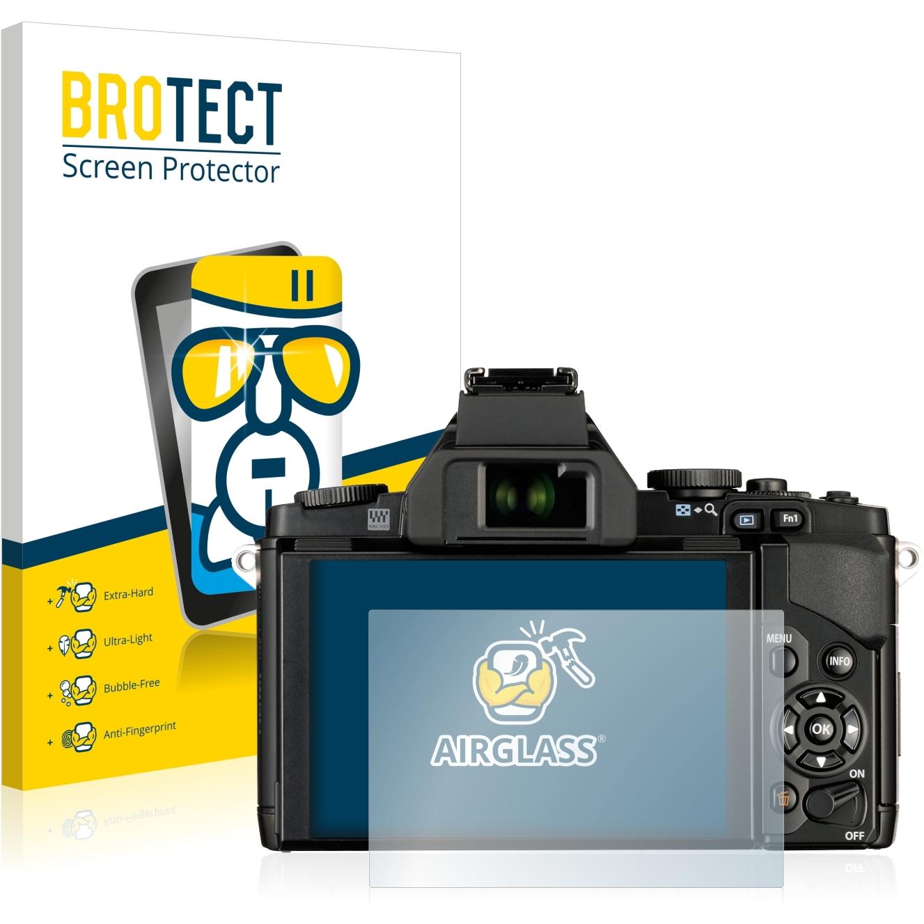 Bild von BROTECT AirGlass Panzerglasfolie (Displayschutz, OM-D E-M5), Kameraschutz, Transparent