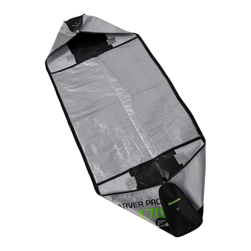Bild von BRUBAKER Skitasche Carver Tec Pro - Silber Grün (Skibag für Skier und Stöcke)