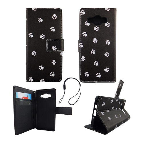Bild von König Design Schutz Hülle für Samsung Galaxy A5 2015 - Hunde-Pfoten Design