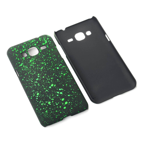 Bild von König Design Handy Hülle Schutz Case für Samsung Galaxy J3 - 3D Sterne Grün