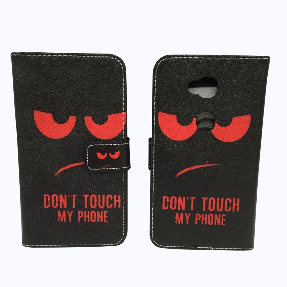 Bild von König Design Schutz Handy Hülle für Huawei Honor 5X Case Cover Tasche Wallet Etui Handyhülle (Honor 5X), Smartphone Hülle, Schwarz