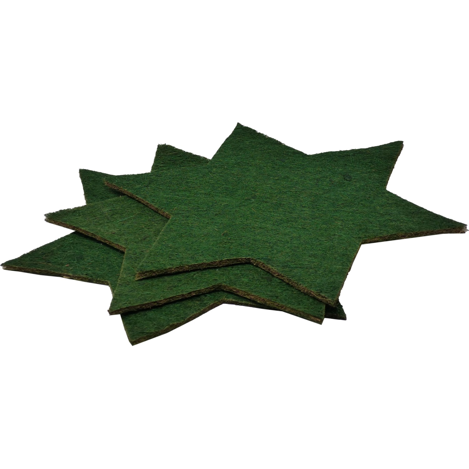 Bild von Mulchscheibe Sterne Ø 37 cm Grün 3er Set