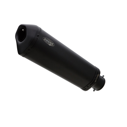 Bild von SHARK EXHAUST DSX-10 Edelstahl beschichtet schwarz-matt