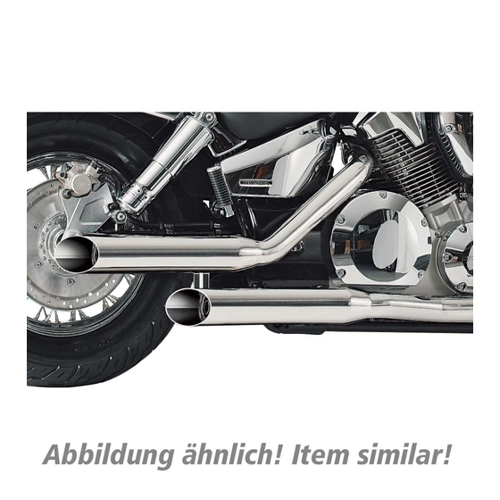 Bild von Falcon Cromo-Line Auspuff 2-1 für Honda VT 125 Shadow