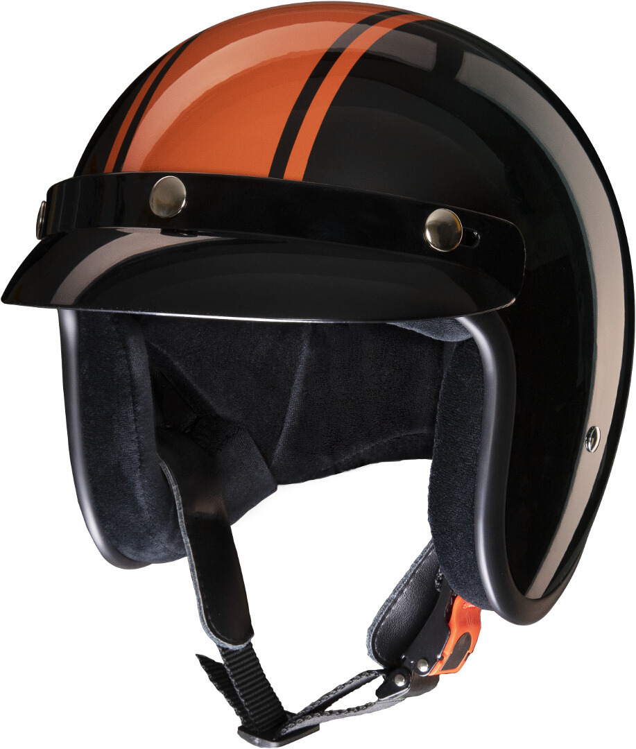 Bild von Redbike Motorradhelm Kochmann RB-676 Jethelm Schwarz / Orange XL