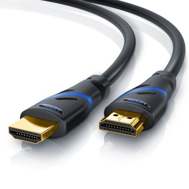 Bild von Primewire HDMI Kabel 2.0b - 4k 60Hz Ultra HD - Ethernet Highspeed - Full HD - 3D - ARC - 3 fach geschirmt (0.50 m, HDMI), Video Kabel