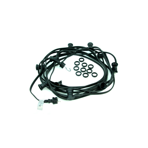 Bild von ILLU-Lichterkette 30m - 30 x E27 - IP44 - ohne Leuchtmittel - SATIS...
