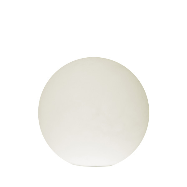 Bild von Leuchtobjekt outdoor KUGEL 30cm mit E27 Fassung - kaltweißes 1W Leuchtmittel