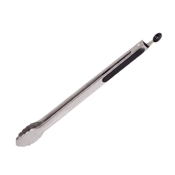 Bild von GAUMENKICK Grillzange Küchenzange BBQ 41cm Edelstahl Fleischzange Kochzange Servierzange