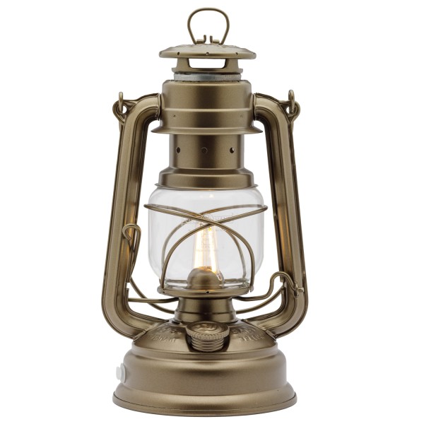 Bild von Feuerhand LED Laterne FEUERHAND LED Laterne 276 Bronze 150lm dimmbar leuchtet bis 18 Tage, Filament Classic, warmweiß (2100K bis 3000K)