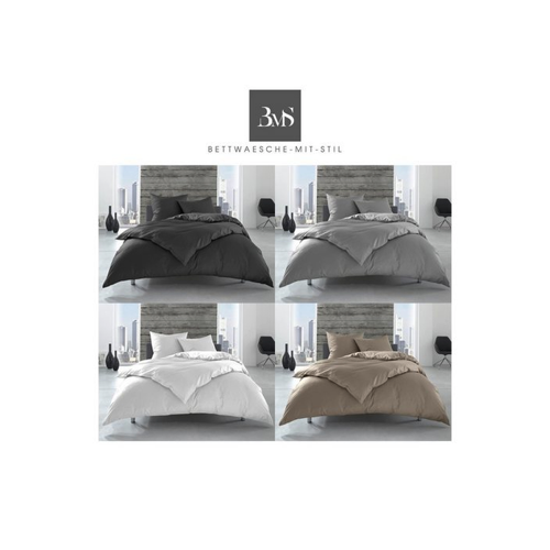 Bild von BETTWAESCHE-MIT-STIL Bettwäsche Linon / Renforcé Hotelbettwäsche Lia