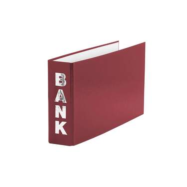Bild von Livepac Office Bankordner 10 Bankordner / 140x250mm / für Kontoauszüge / Farbe: rot