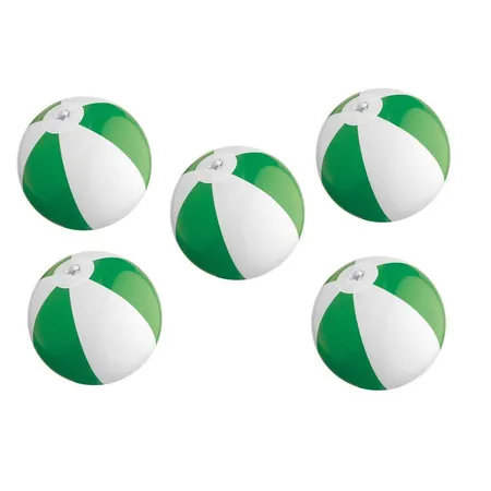 Bild von Macma Wasserball 5x Mini Strandball / Wasserball / Farbe: grün-weiß