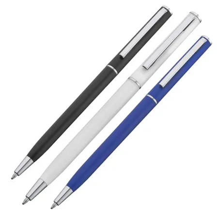 Bild von Macma Kugelschreiber 15 Kugelschreiber / "Slim Line" / Farbe: je 5x schwarz, blau und weiß