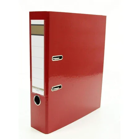 Bild von Livepac Office Aktenordner Livepac Caribic Glanz-Ordner / DIN A4 / 75mm breit / Farbe: bordeaux