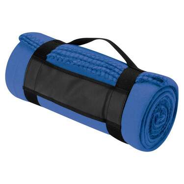 Bild von Macma Fleecedecke mit Trageband, ca.180 x 110 cm, blau