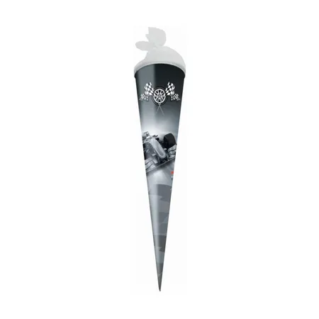 Bild von Stylex Schreibwaren Schultüte Schultüte / Zuckertüte / 50cm / rund / "Rennauto