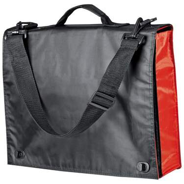 Bild von Macma Freizeittasche College Tasche / Schultertasche / Farbe: schwarz-rot
