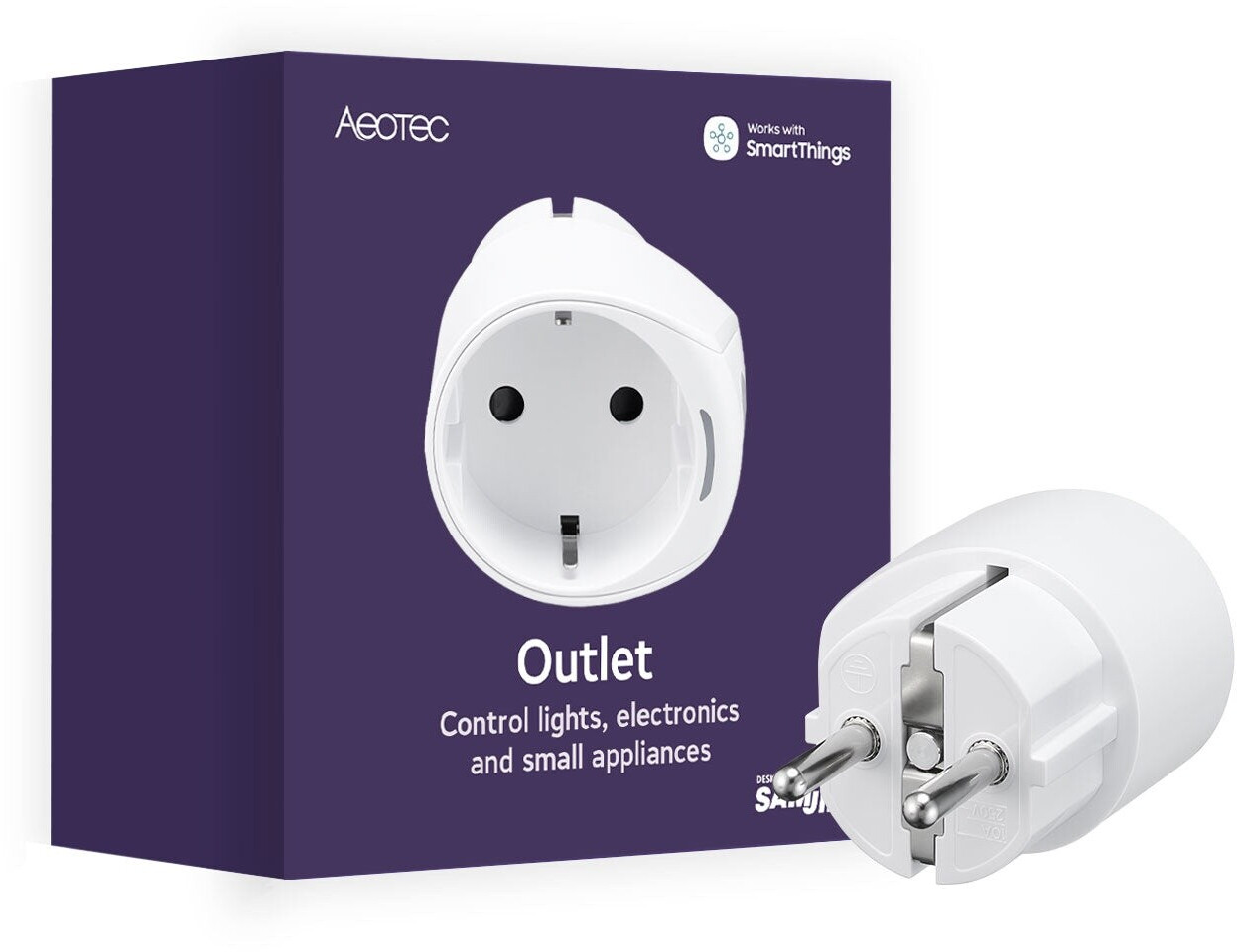 Bild von AEOTEC Zigbee Zwischenstecker Outlet Type F | Messsteckdose | schaltbare Steckdose | Hausautomation, Haussteuerung