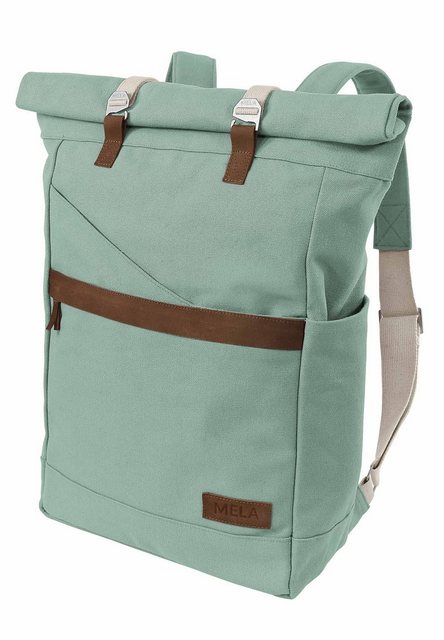 Bild von MELAWEAR® Rucksack “Ansvar I” 19 Liter · für Damen & Herren · Laptoprucksack mit 15” Laptopfach · Wasserabweisend, Fair Trade & GOTS-Zertifiziert · Rolltop Backpack für Schule, Arbei