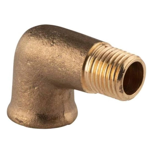 Bild von Messing Gewinde-Fitting 90° Winkel 1/4" IG - 1/4" AG (DN 8) - Schwere Ausführung