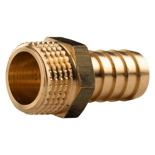 Bild von Hochwertiger Messing Gewinde-Fitting Schlauchanschluss 1/2" AG