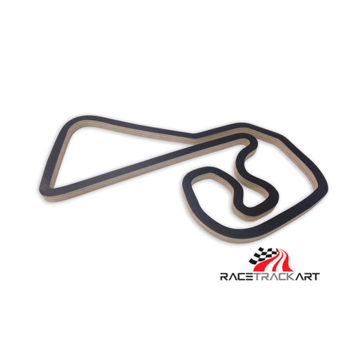 Bild von Racetrackart Sachsenring 92 cm – Ein Stück Motorsportgeschichte für Ihr Zuhause