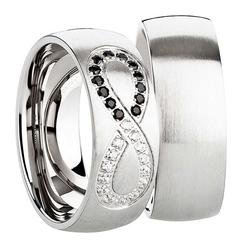 Bild von Partnerringe Edelstahl AB3742-AB3743