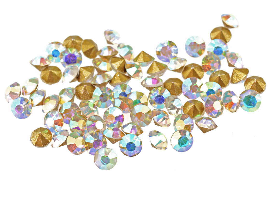 Bild von Strasssteine im holographic Design 4 mm 50 Stück