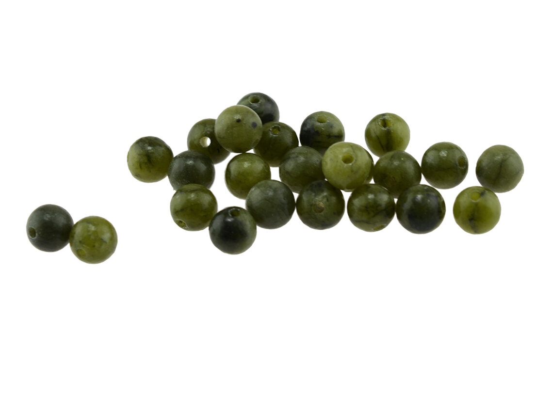 Bild von Perlen natürliche Jade 4 mm 20 Stk