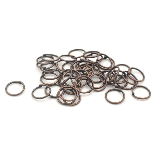 Bild von Vintageparts Biegeringe in antik kupferfarben – Der perfekte Begleiter für DIY Schmuck