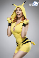 Bild von Metamorph Kostüm Sexy Pika, Donnerblitz: knappes Hoodiekostüm für putzige Pocketmonster
