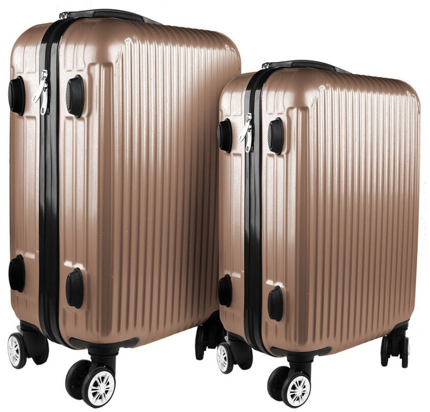 Bild von HTI-Living Kofferset Kofferset 2-teilig High Level, 4 Rollen, (Set, 2 tlg., 2 Koffer), Hartschalenkoffer mit Rollen Teleskopgriff