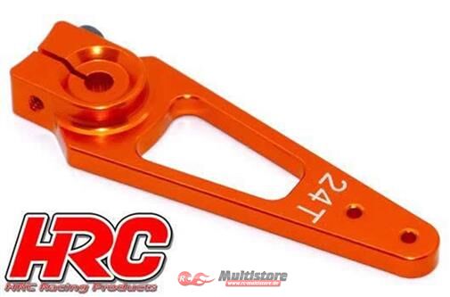 Bild von HRC Racing Servohebel Speziel Flugzeug Aluminium Clamp Typ 50mm Lang einarmig 24Z (Hitec) / HRC41252-50