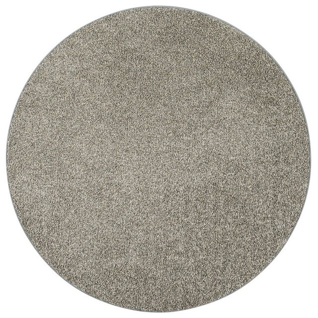 Bild von Snapstyle Veloursteppich Hochflor Velours Teppich Mona Mix Rund, Rund, Höhe: 22 mm