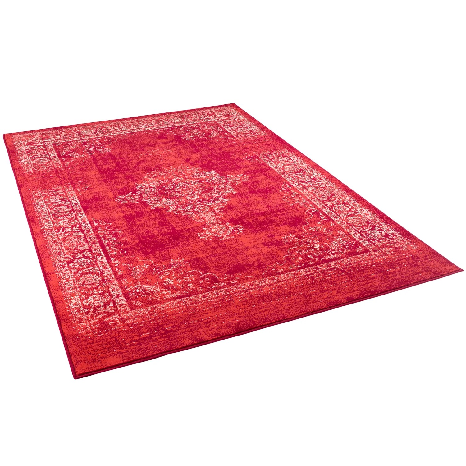 Bild von Pergamon Designer Teppich Passion Vintage Bordüre Rot 160x225cm