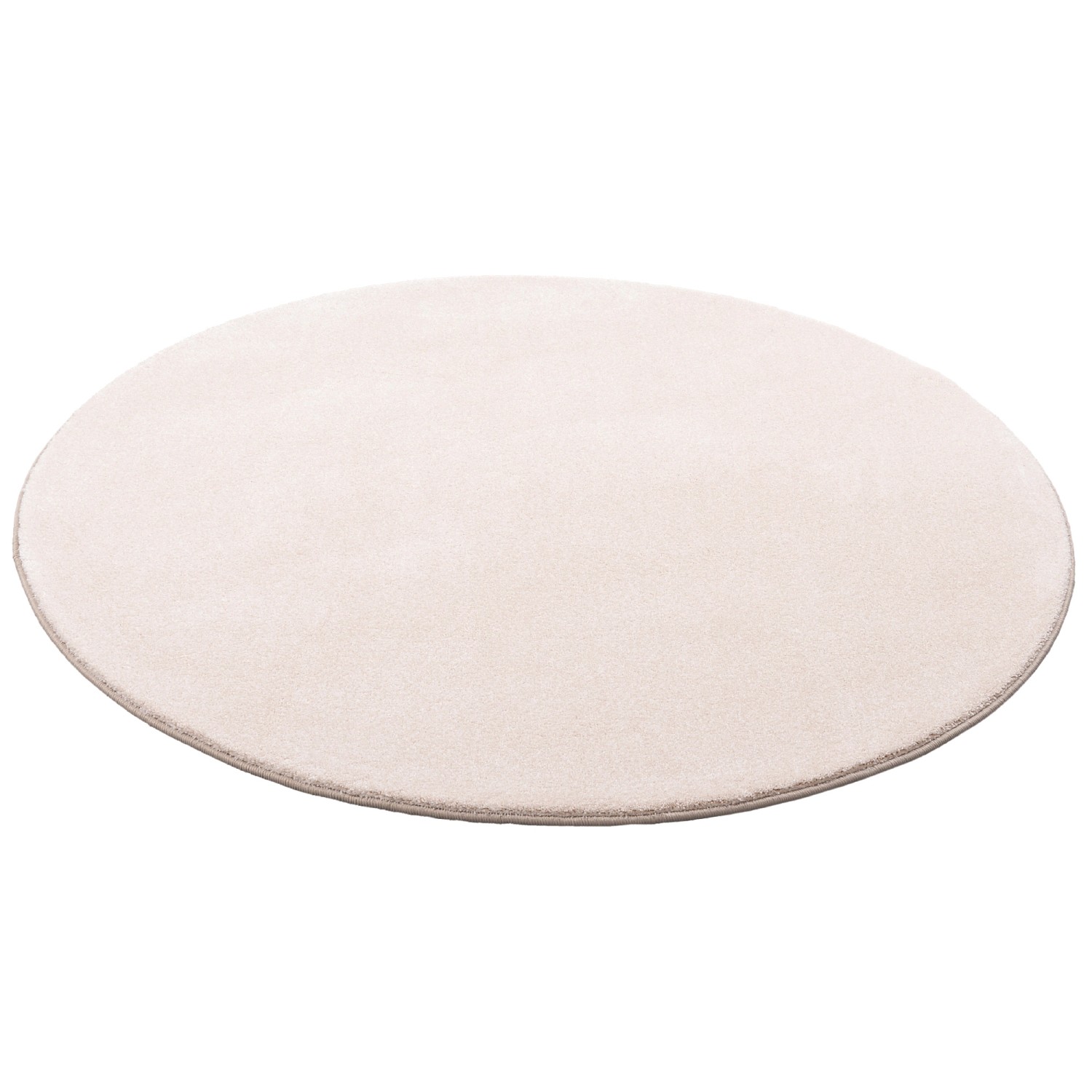 Bild von Snapstyle, Teppich, Hochflor Luxus Velours Teppich Touch Rund (133 x 133 cm)